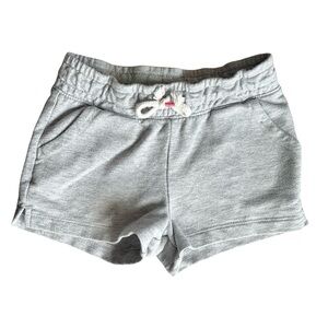 Cat & Jack 3T girls gray Heathered cotton blend pocket shorts